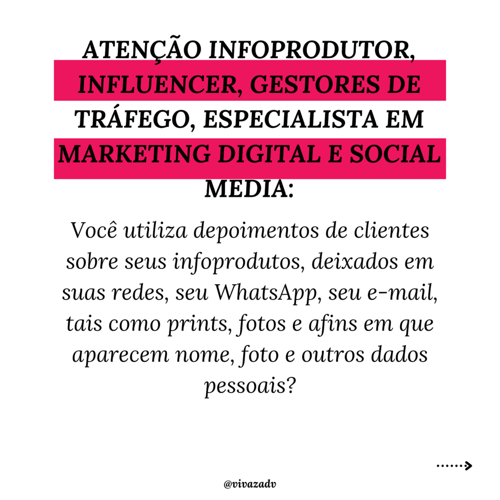 Atenção Infoprodutor, influencer, gestores de tráfego, especialista em marketing digital e social media