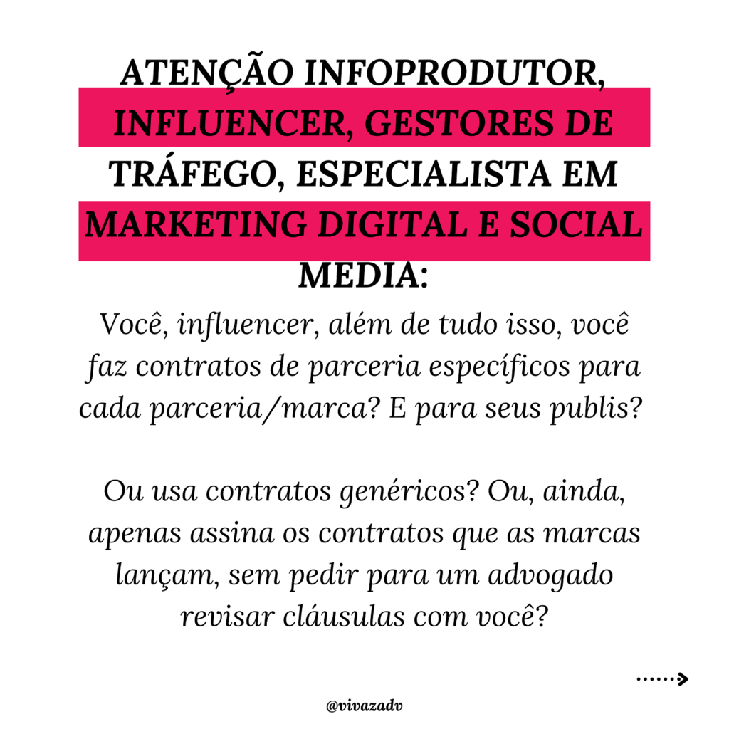 Atenção Infoprodutor, influencer, gestores de tráfego, especialista em marketing digital e social media